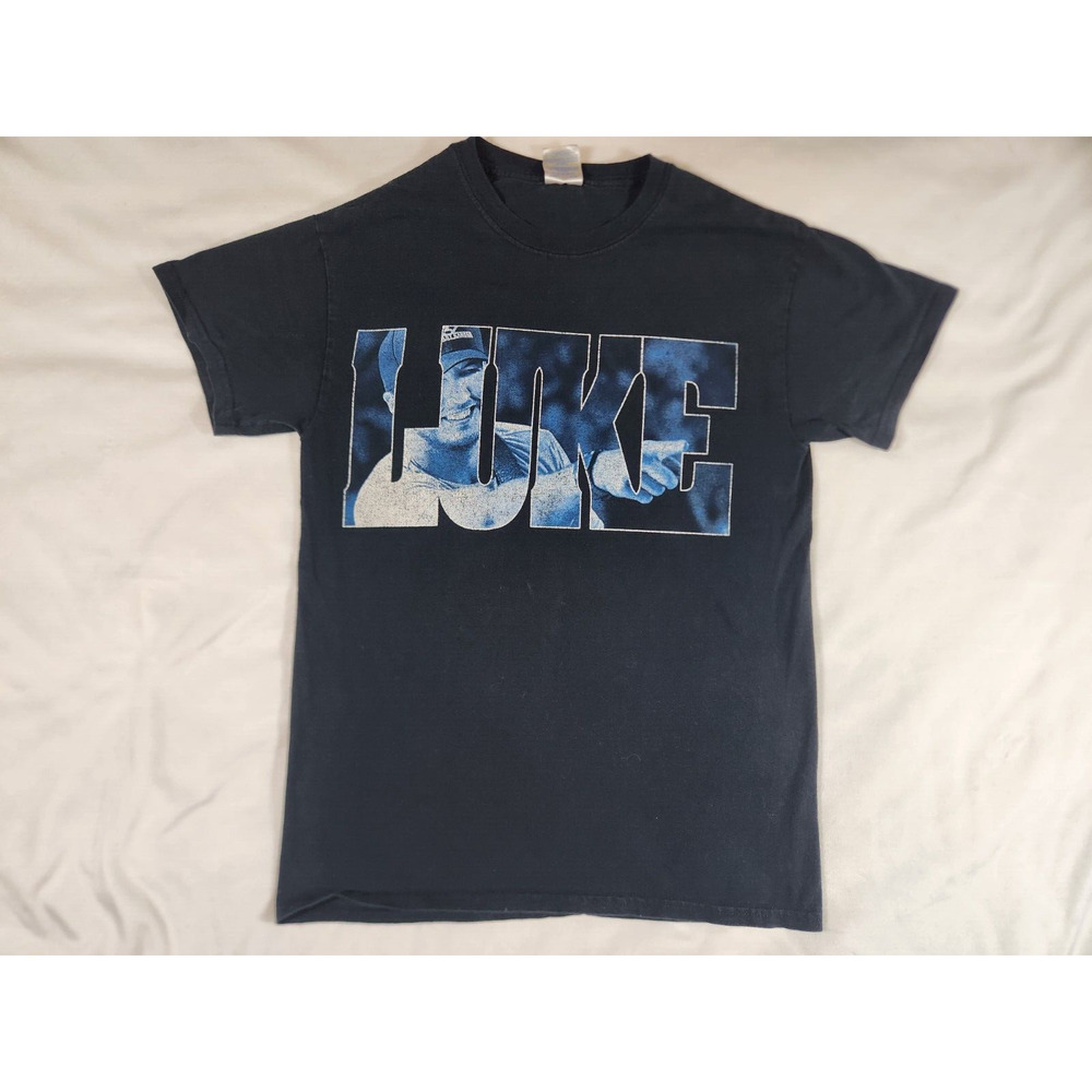 Sz S Luke Bryan 2014 Tour Shirt Thats My Kind of Night Short Sleeve Navy Size Sm